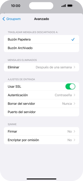 Pulsa el indicador junto a Pulsa el indicador junto a