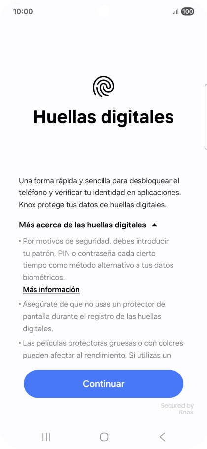 Pulsa Continuar. Pulsa Continuar.
