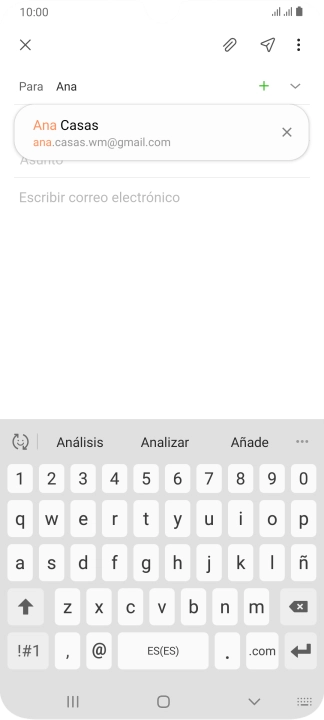 Pulsa el contacto deseado. Pulsa el contacto deseado.