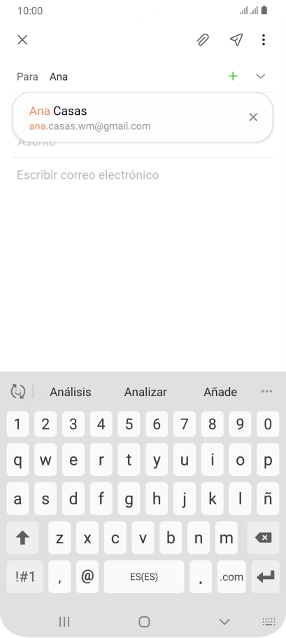 Pulsa el contacto deseado. Pulsa el contacto deseado.