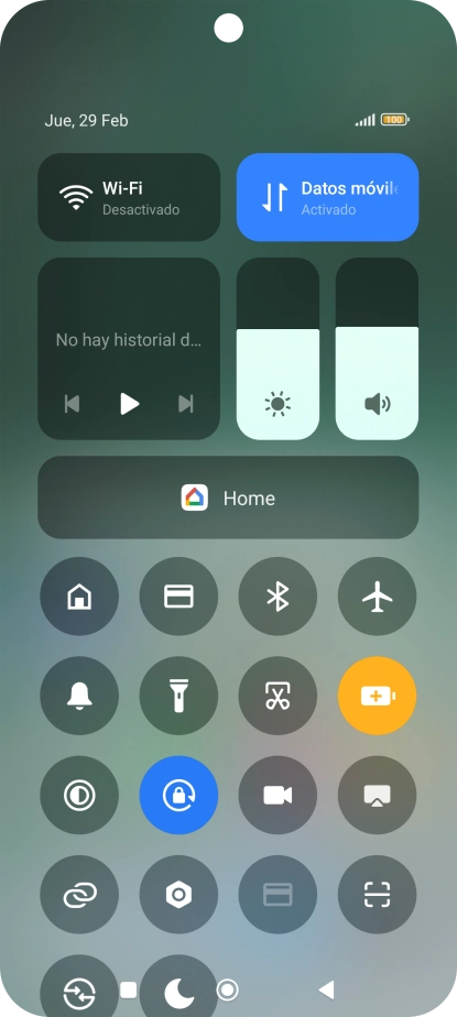 Pulsa la tecla de inicio para terminar y regresar a la pantalla de inicio. Pulsa la tecla de inicio para terminar y regresar a la pantalla de inicio.