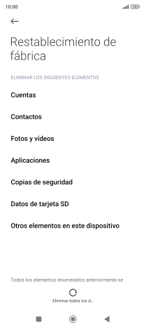 Pulsa Eliminar todos los d.... Pulsa Eliminar todos los d....