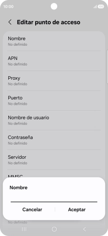 Introduce Vodafone Internet y pulsa Aceptar. Introduce Vodafone Internet y pulsa Aceptar.