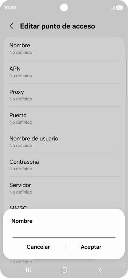 Introduce Vodafone Internet y pulsa Aceptar. Introduce Vodafone Internet y pulsa Aceptar.