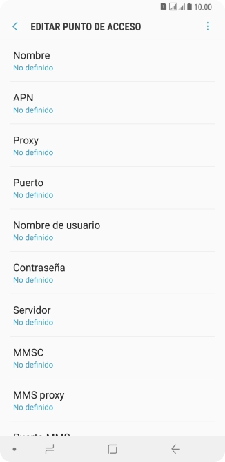 Pulsa Nombre. Pulsa Nombre.