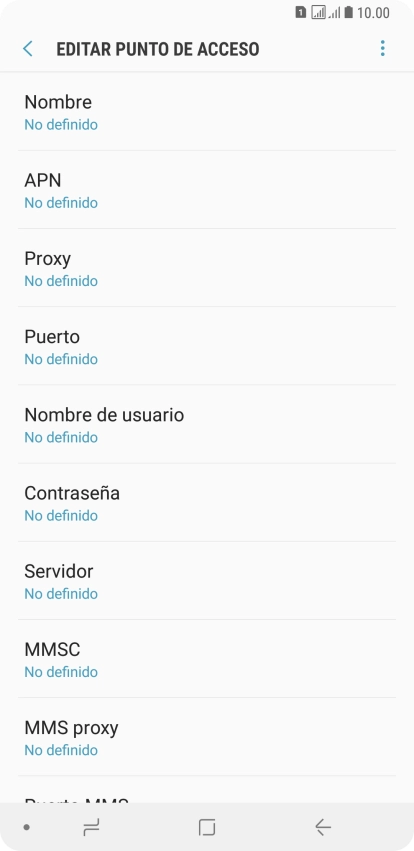 Pulsa Nombre. Pulsa Nombre.