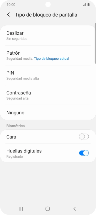 Pulsa Ninguno. Pulsa Ninguno.