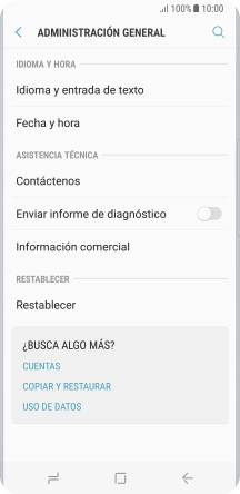 Pulsa Fecha y hora.