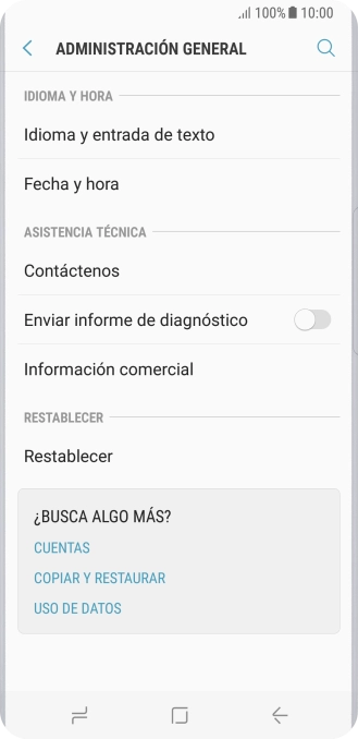 Pulsa Fecha y hora.