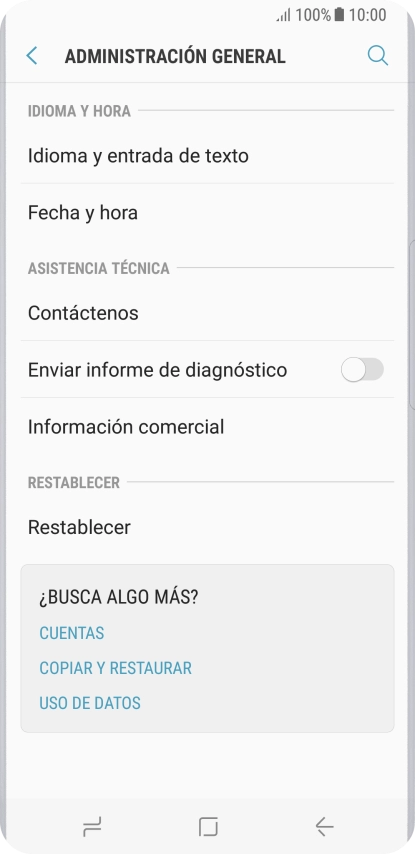 Pulsa Fecha y hora.