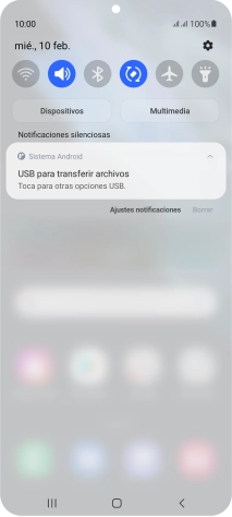 Pulsa Toca para otras opciones USB.. Pulsa Toca para otras opciones USB..