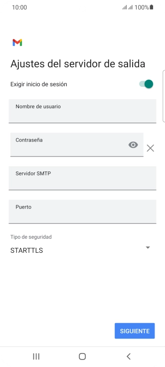 Pulsa el indicador junto a 