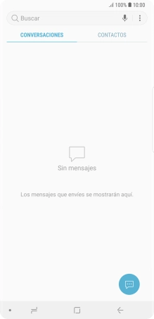 Pulsa el icono de nuevo mensaje. Pulsa el icono de nuevo mensaje.