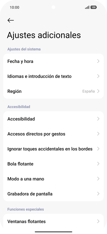 Pulsa Fecha y hora. Pulsa Fecha y hora.