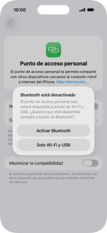 Si la función de wifi está activada, pulsa Solo Wi-Fi y USB. Si la función de wifi está activada, pulsa Solo Wi-Fi y USB.