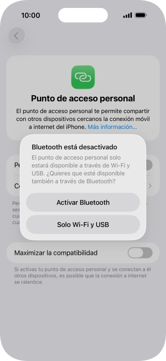 Si la función de wifi está activada, pulsa Solo Wi-Fi y USB. Si la función de wifi está activada, pulsa Solo Wi-Fi y USB.