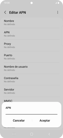 Introduce airtelwap.es y pulsa Aceptar. Introduce airtelwap.es y pulsa Aceptar.