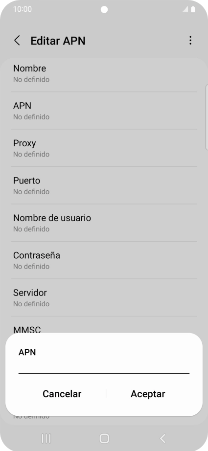 Introduce airtelwap.es y pulsa Aceptar. Introduce airtelwap.es y pulsa Aceptar.