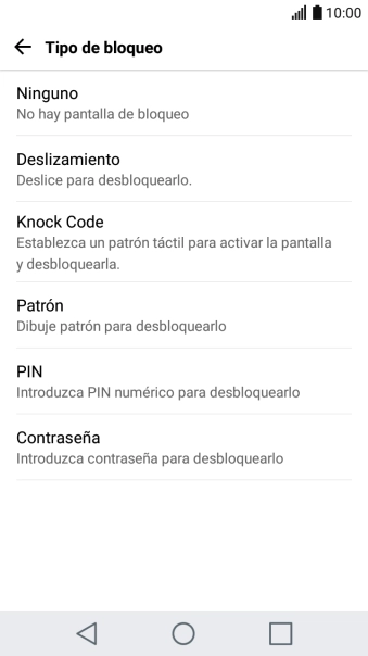 Pulsa Patrón.