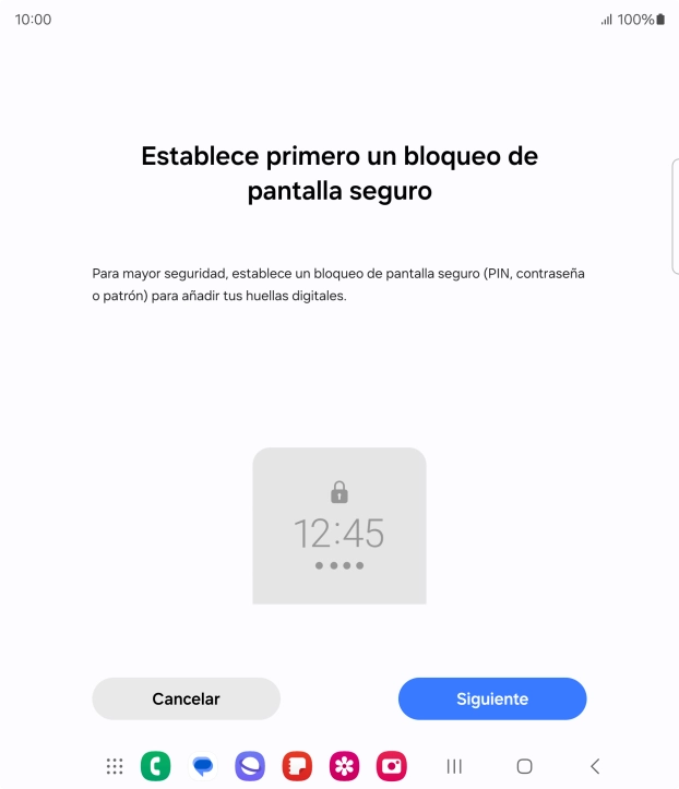 Pulsa Siguiente.