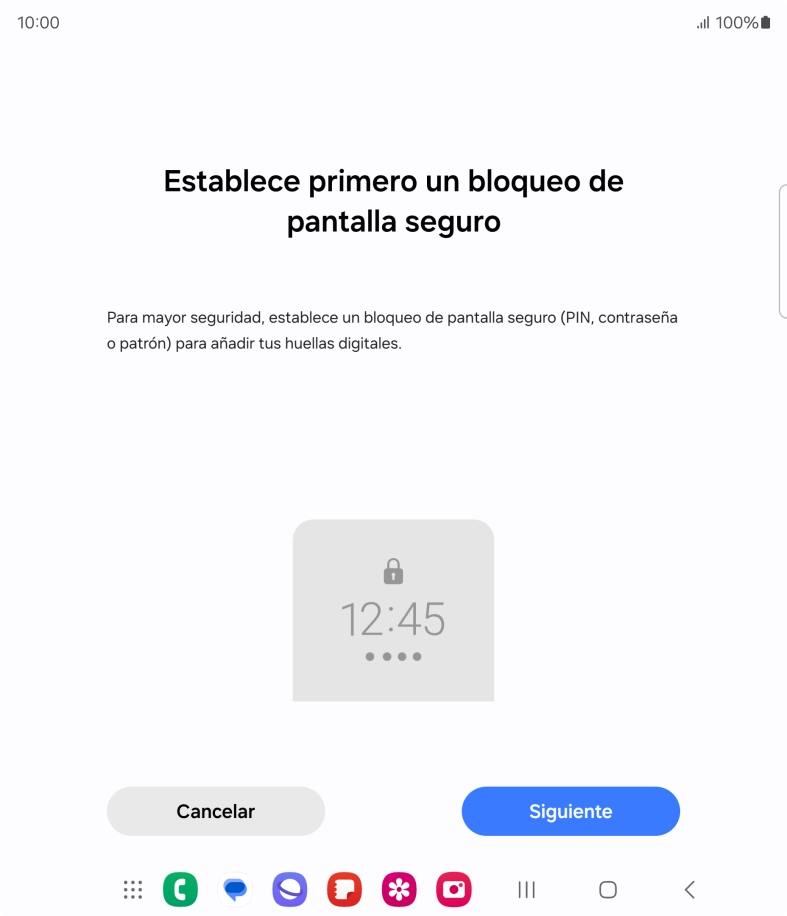 Pulsa Siguiente.