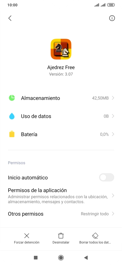 Pulsa la tecla de inicio para terminar y regresar a la pantalla de inicio. Pulsa la tecla de inicio para terminar y regresar a la pantalla de inicio.