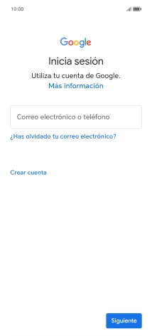 Si no tienes una cuenta de Google, pulsa Crear cuenta y sigue las indicaciones de la pantalla para ver cómo crear una cuenta nueva. Si no tienes una cuenta de Google, pulsa Crear cuenta y sigue las indicaciones de la pantalla para ver cómo crear una cuenta nueva.