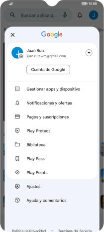Pulsa Gestionar apps y dispositivo.