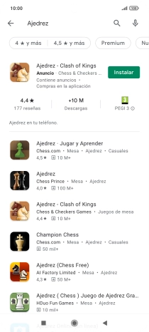 Pulsa la app deseada. Pulsa la app deseada.