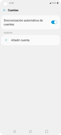 Pulsa Añadir cuenta. Pulsa Añadir cuenta.