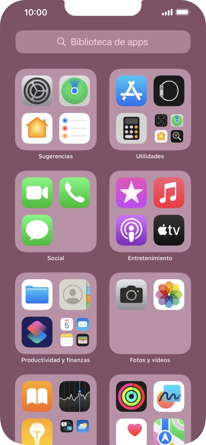 Pulsa la app deseada. Pulsa la app deseada.