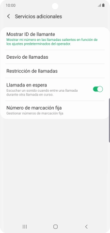 Pulsa el indicador junto a 