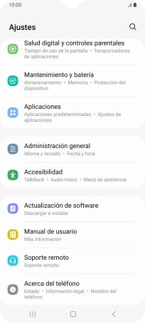 Pulsa Administración general. Pulsa Administración general.
