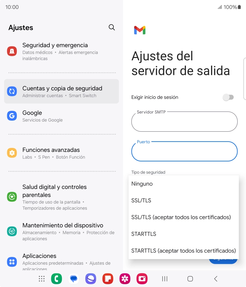 Pulsa SSL/TLS.