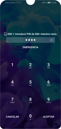 Si lo solicita el teléfono, introduce el código PIN y pulsa ACEPTAR. Si lo solicita el teléfono, introduce el código PIN y pulsa ACEPTAR.