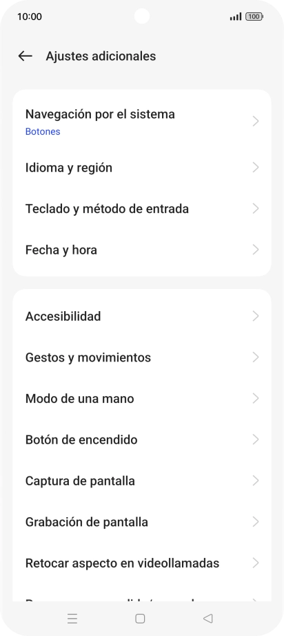 Pulsa Fecha y hora. Pulsa Fecha y hora.
