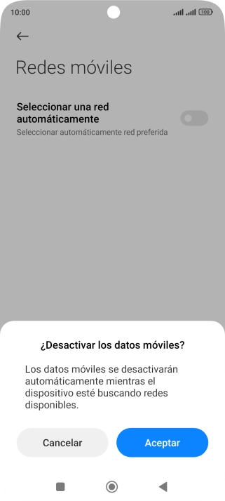 Pulsa Aceptar y espera mientras el teléfono está buscando redes. Pulsa Aceptar y espera mientras el teléfono está buscando redes.