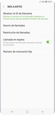 Pulsa Desvío de llamadas.