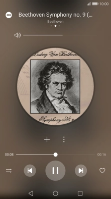 Pulsa la flecha hacia la derecha para ir al archivo de música siguiente. Pulsa la flecha hacia la derecha para ir al archivo de música siguiente.