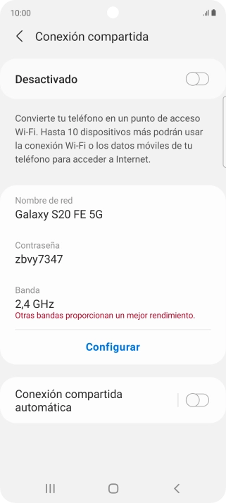 Pulsa Configurar. Pulsa Configurar.