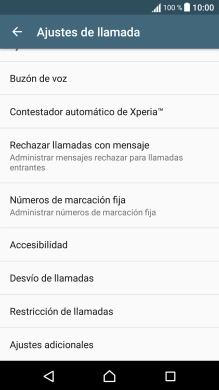 Pulsa Números de marcación fija.