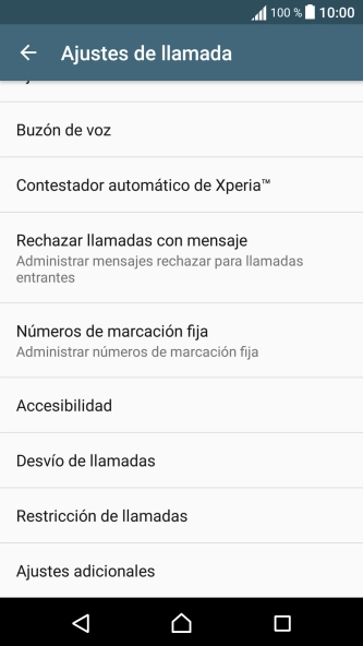 Pulsa Números de marcación fija.