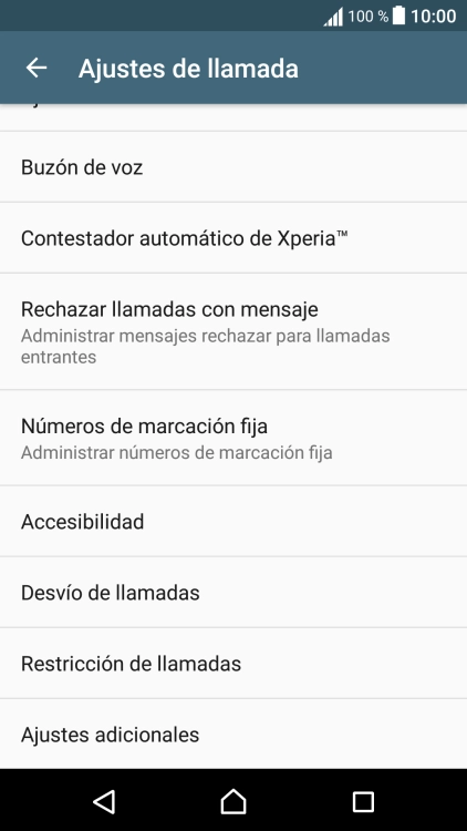 Pulsa Números de marcación fija.