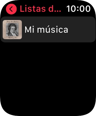 Pulsa la lista de reproducción deseada. Pulsa la lista de reproducción deseada.