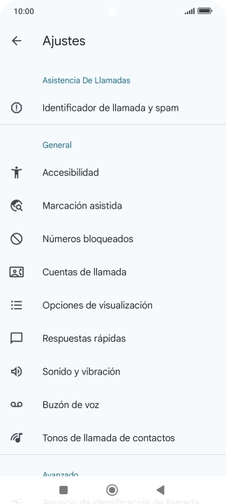 Pulsa Cuentas de llamada. Pulsa Cuentas de llamada.