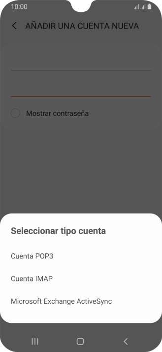 Pulsa Cuenta POP3.