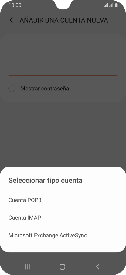Pulsa Cuenta POP3.
