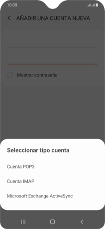 Pulsa Cuenta IMAP. Pulsa Cuenta IMAP.