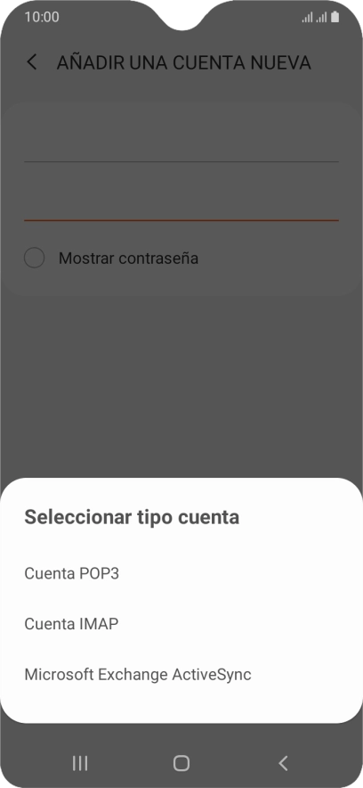 Pulsa Cuenta IMAP. Pulsa Cuenta IMAP.