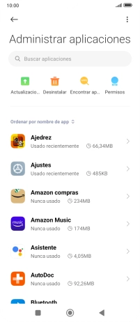 Pulsa la app deseada. Pulsa la app deseada.
